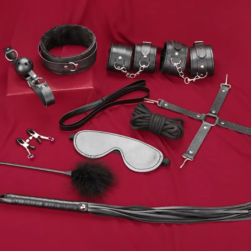 7 pcs Bondage Set (Red)