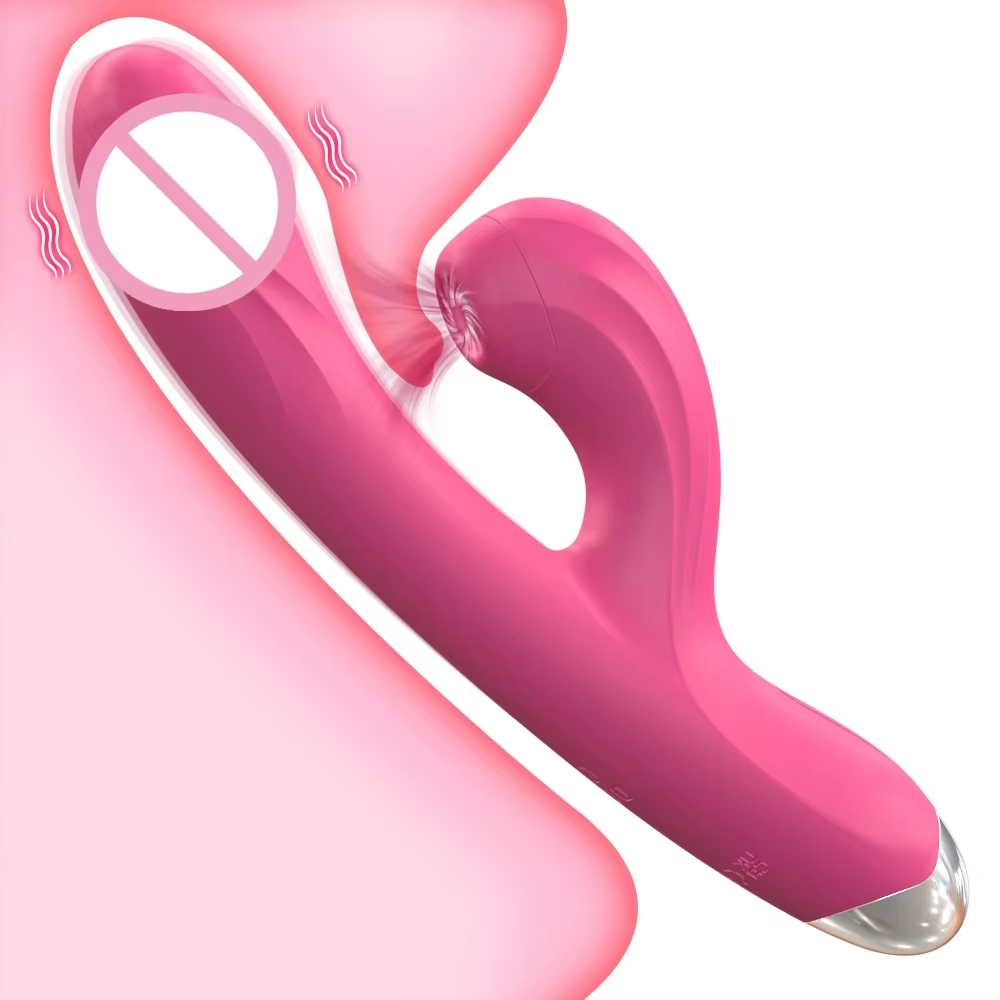 Rabbit Dildo Gspot Vibrator (Purple)