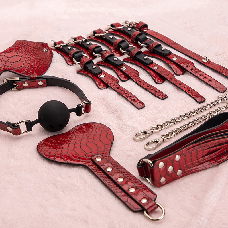 7pcs Bondage Set (Red)