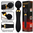 Silken 2 in 1 wand vibrator